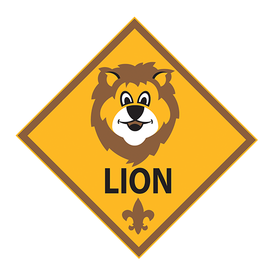 Lions logo shield