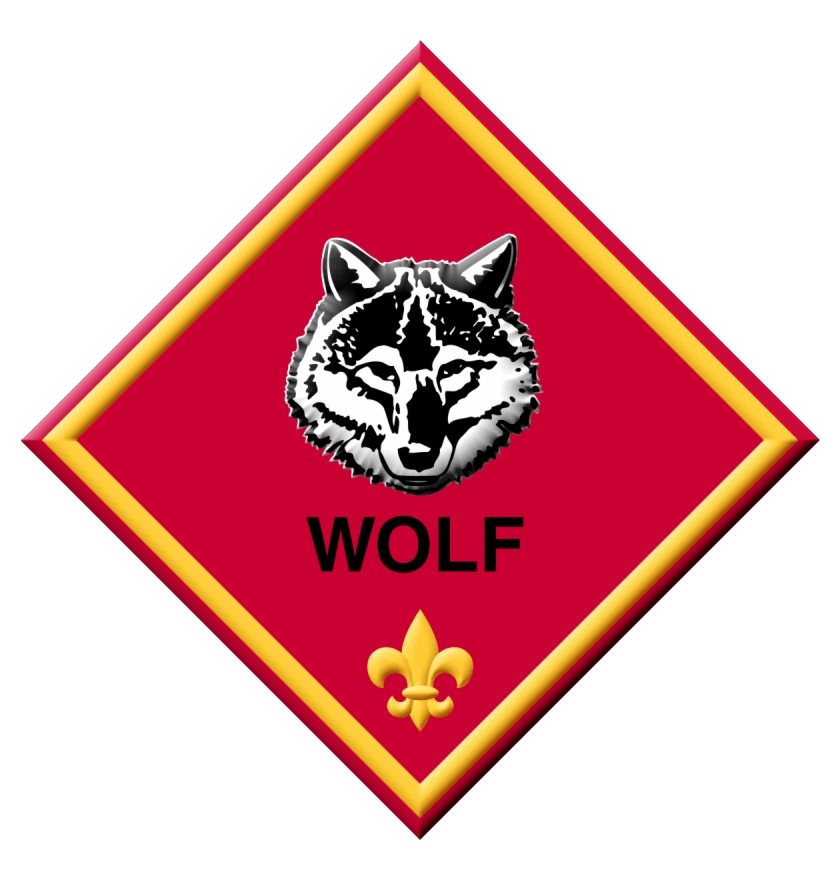 Wolf logo shield
